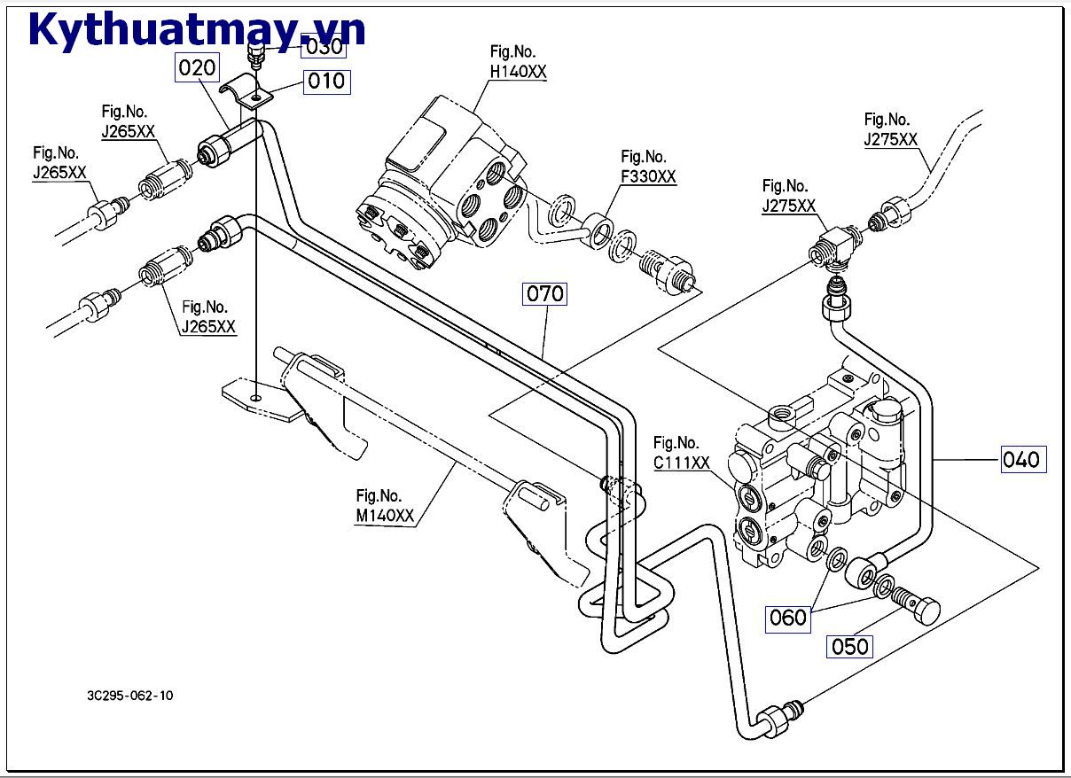 Hệ thống dẫn dầu ( phân phối - điều khiển) ( cũ) 50001 đến 89999